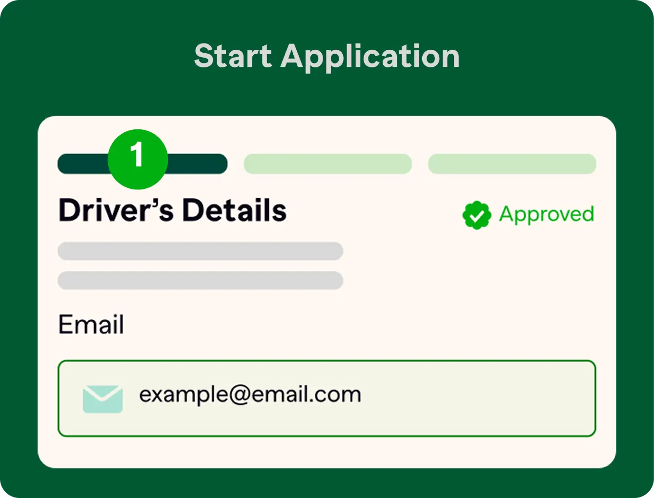 Start Application step